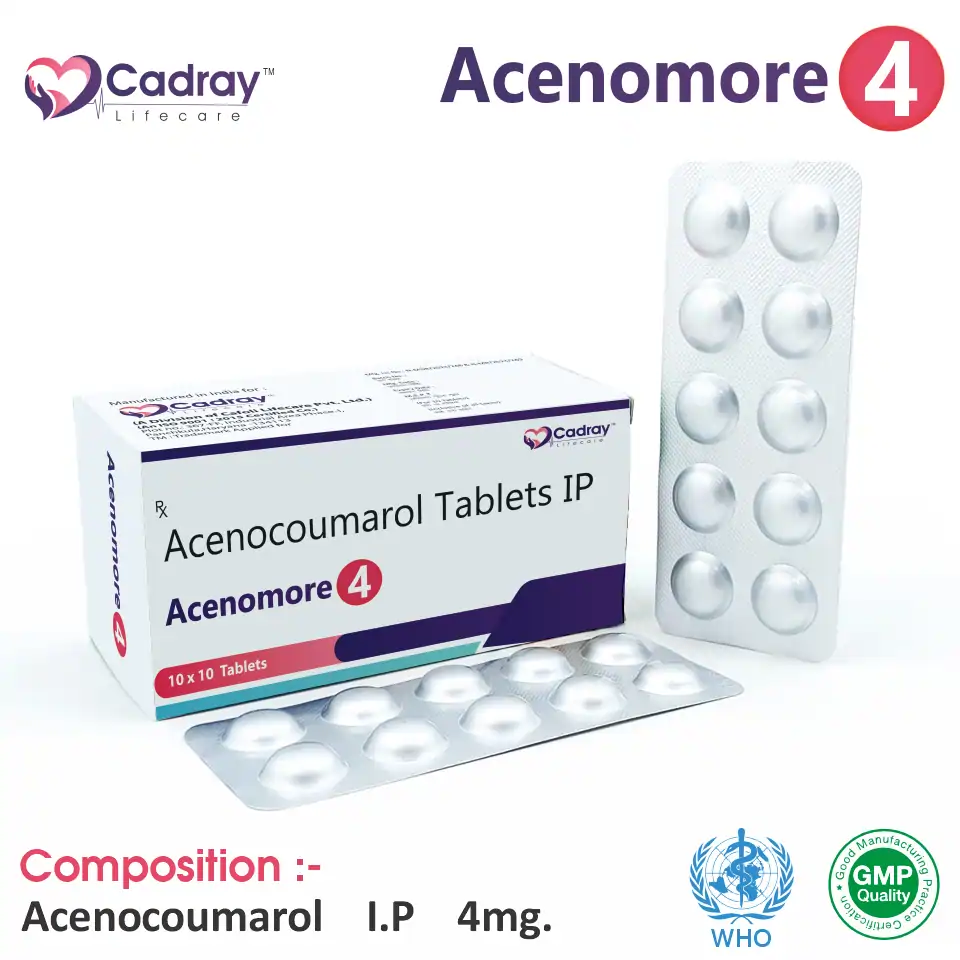 Acenocoumarol (4mg) Tablet in PCD Pharma Franchise at Best Price